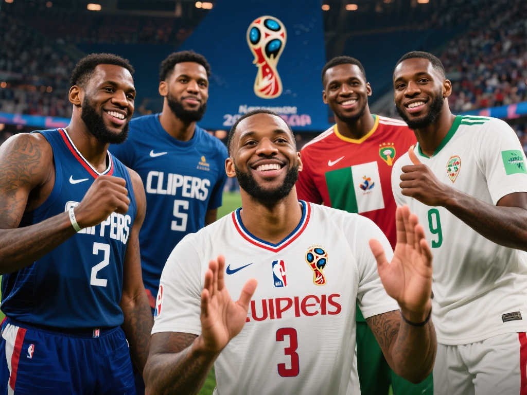 NBA球星献上世界杯祝福视频，弘扬体育正能量